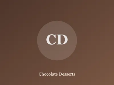 Chocolate Desserts — recipe category