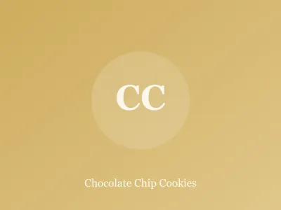 Stack of golden chocolate chip cookies with melted chocolate puddles