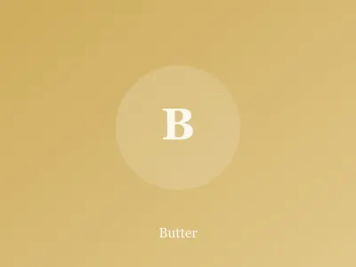 Butter — baking ingredient