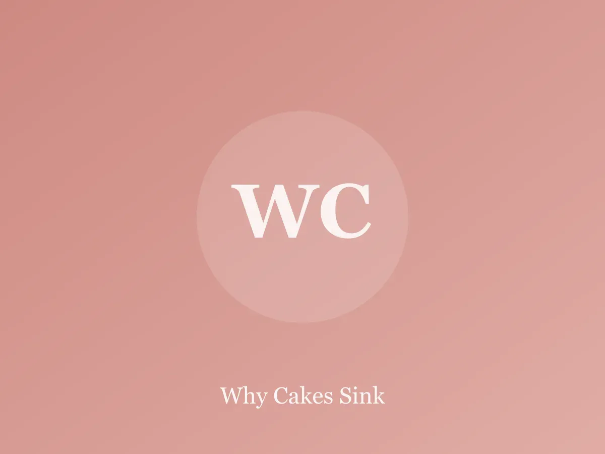 Cross-section of a cake with a sunken center on a cooling rack