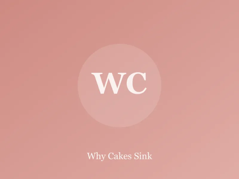 Cross-section of a cake with a sunken center on a cooling rack
